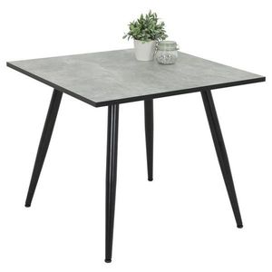 Jídelní stůl ALENA II T beton/černá obraz