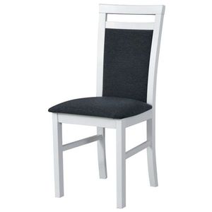 Jídelní židle MILAN 5 bílá/černá obraz