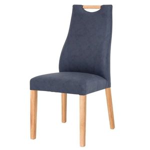 Jídelní židle NAILA dub olejovaný/modrá obraz