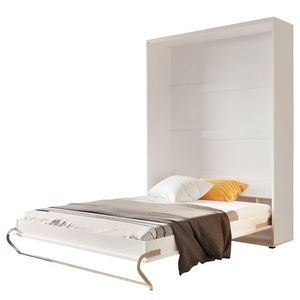 Sklápěcí postel CONCEPT PRO CP-03 bílá vysoký lesk, 90x200 cm obraz