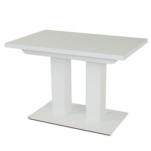 Jídelní stůl SENWE bílá/80 cm obraz