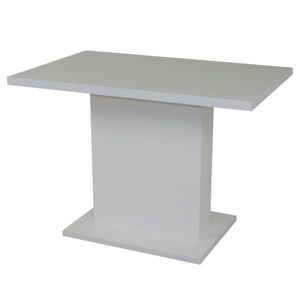 Jídelní stůl SHIDA 1 bílá, šířka 90 cm obraz