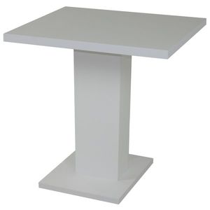 Jídelní stůl SHIDA bílá, šířka 70 cm obraz