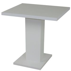 Jídelní stůl SHIDA bílá, šířka 90 cm obraz