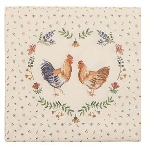 Papírové ubrousky Chicken and Rooster - 33*33 cm (20ks) CAR73 obraz