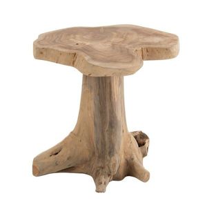 Přírodní odkládací stolek Amy z teakového dřeva - 40*38*41cm 21122 obraz