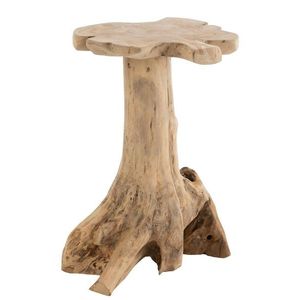 Přírodní odkládací stolek Amy z teakového dřeva - 46*43*65cm 21123 obraz