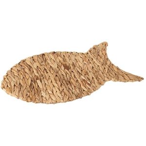 Přírodní pletené prostírání z listů ve tvaru ryby - 48*1, 5*32cm 12330 obraz