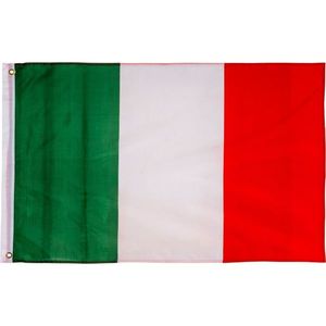 Tuin 60918 Vlajka Itálie - 120 cm x 80 cm obraz