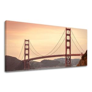 Obraz na stěnu Panoráma MĚSTO / SAN FRANCISCO (moderní obrazy na plátně) obraz