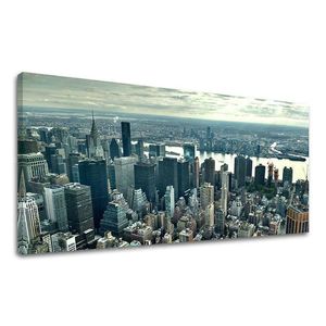 Obraz na stěnu Panoráma MĚSTO / NEW YORK (moderní obrazy na plátně) obraz