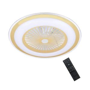 LED Stmívatelné stropní svítidlo s látorem ZONDA LED/48W/230V zlatá + DO obraz