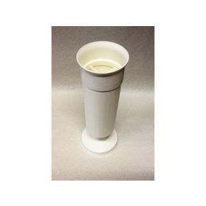 BESOP - Váza na hrob 35cm zatížená bílá obraz