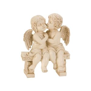 PROHOME - Andělé sedící na lavičce obraz