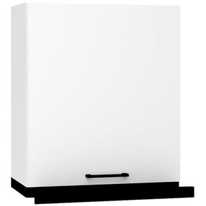 Kuchyňská skříňka Max W60/68 Slim Pl s černou kapucí bílý obraz