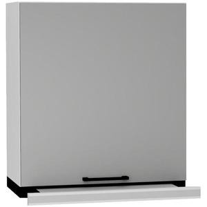 Kuchyňská skříňka Max W60/68 Slim Pl se stříbrnou kapucí granit obraz