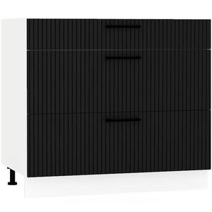 Kuchyňská skříňka Kate d90pc s/3 černý puntík obraz