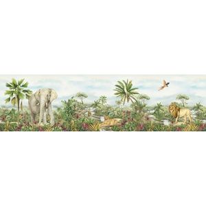 Samolepicí bordura Jungle, 500 x 13, 8 cm obraz