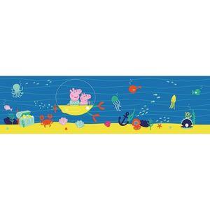 Samolepicí bordura Peppa Pig Sea, 500 x 9, 7 cm obraz
