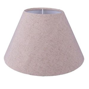 Béžové bavlněné stínidlo na stolní lampu Mrao - Ø23*15 cm / E27 6LAK0537M obraz