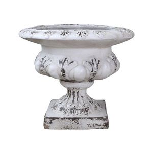 Krémový antik veliký květináč/ váza s patinou - Ø 56*48cm 65049819 (65498-19) obraz