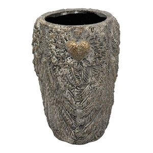 Bronzovo - hnědý antik obal na květináč/ váza Topf - 18*18*26 cm 234187 obraz