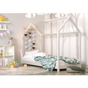 Kocot kids Dětská postel Bella bílá, varianta 80x160, bez šuplíků, bez matrace obraz