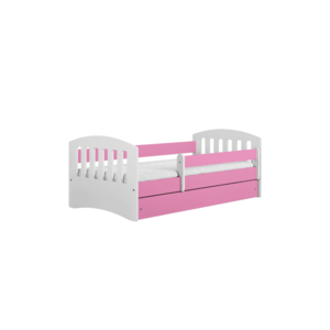 Kocot kids Dětská postel Classic I růžová, varianta 80x140, bez šuplíků, bez matrace obraz