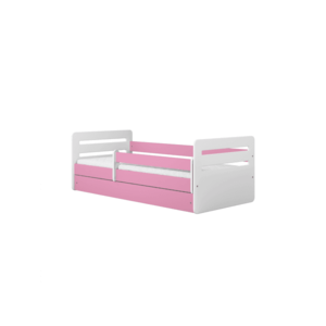 Kocot kids Dětská postel Tomi růžová, varianta 80x140, bez šuplíků, bez matrace obraz