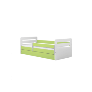 Kocot kids Dětská postel Tomi zelená, varianta 80x140, bez šuplíků, bez matrace obraz
