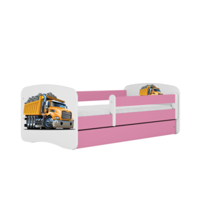 Kocot kids Dětská postel Babydreams tatra růžová, varianta 70x140, bez šuplíků, bez matrace obraz