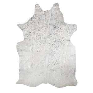 Stříbrno-šedý koberec hovězí kůže Bos Taurus - 250*180*0, 3cm ESVKKZV obraz