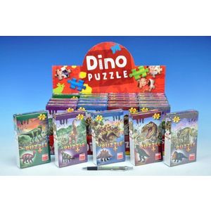 Dinosauři Puzzle 23, 60 dílků + figurka - 6 druhů obraz