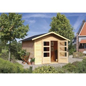 Dřevěný zahradní domek 304x304 cm Dekorhome obraz