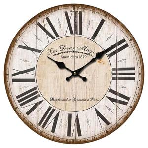 Dřevěné nástěnné hodiny HLC6025 34x34x1 cm obraz
