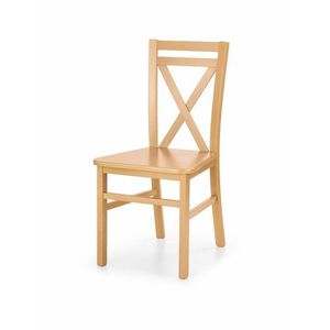Dřevěná židle DARIUSZ 2 Dub medový, Dřevěná židle DARIUSZ 2 Dub medový obraz