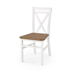Dřevěná židle DARIUSZ 2 Olše / bílá, Dřevěná židle DARIUSZ 2 Olše / bílá obraz