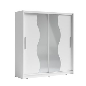 Šatní skříň s posuvnými dveřmi BIRGAMO TYP 1 Bílá obraz