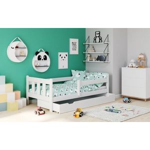Dětská postel se zásuvkou MARINELLA 160x80 cm Bílá, Dětská postel se zásuvkou MARINELLA 160x80 cm Bílá obraz