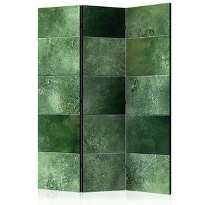 Paraván Green Puzzle Dekorhome 135x172 cm (3-dílný), Paraván Green Puzzle Dekorhome 135x172 cm (3-dílný) obraz