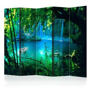 Paraván Kursunlu Waterfalls Dekorhome 225x172 cm (5-dílný) obraz