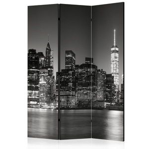 Paraván New York Nights Dekorhome 135x172 cm (3-dílný) obraz