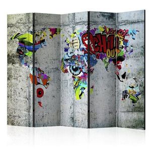 Paraván Graffiti World Dekorhome obraz