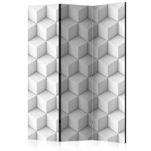 Paraván Cube Dekorhome 135x172 cm (3-dílný), Paraván Cube Dekorhome 135x172 cm (3-dílný) obraz
