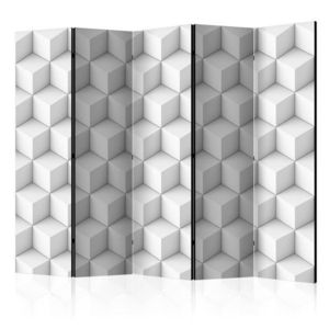 Paraván Cube Dekorhome 225x172 cm (5-dílný), Paraván Cube Dekorhome 225x172 cm (5-dílný) obraz