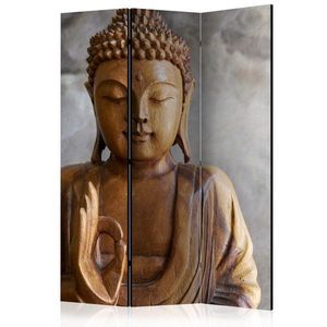 Paraván Buddha Dekorhome 135x172 cm (3-dílný), Paraván Buddha Dekorhome 135x172 cm (3-dílný) obraz