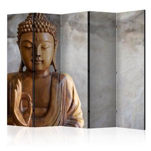 Paraván Buddha Dekorhome 225x172 cm (5-dílný), Paraván Buddha Dekorhome 225x172 cm (5-dílný) obraz