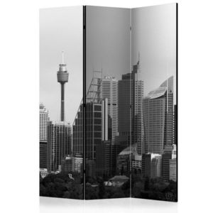 Paraván Skyscrapers in Sydney Dekorhome 135x172 cm (3-dílný) obraz