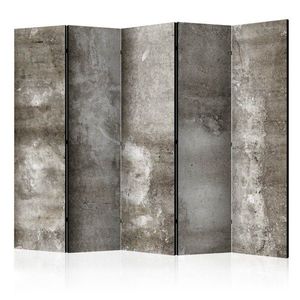 Paraván Cold Concrete Dekorhome 225x172 cm (5-dílný) obraz