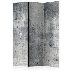 Paraván Fresh Concrete Dekorhome 135x172 cm (3-dílný), Paraván Fresh Concrete Dekorhome 135x172 cm (3-dílný) obraz